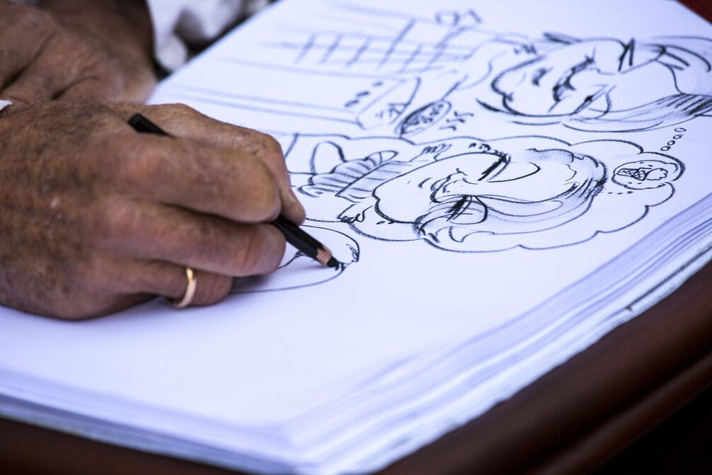 How Much to Tip a Caricature Artist